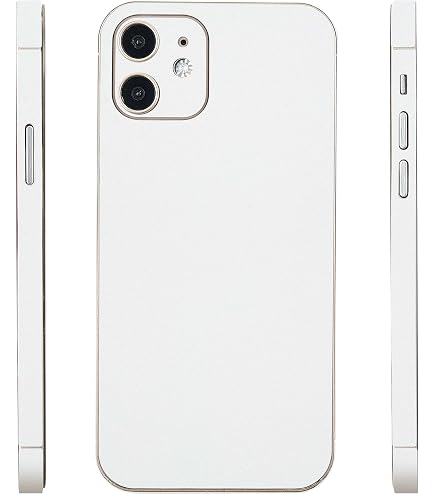 iPhone12 カバーフィルム付き ホワイト Amazon | wraplus スキンシール iPhone12 対応 [ホワイト] 背面 側面
